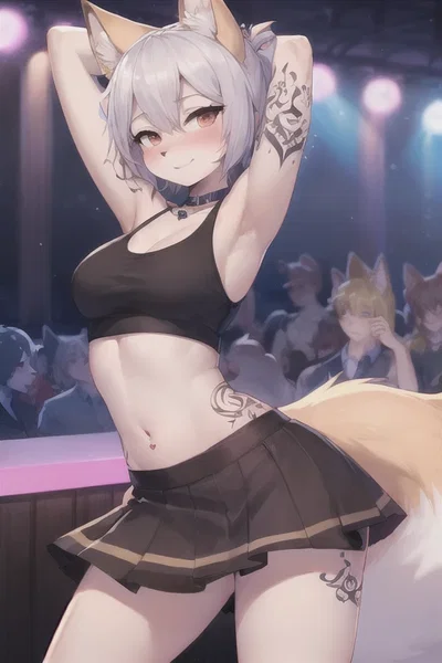 Jade, the Party Fox (Alt Version)
