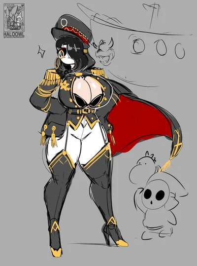 Shy gal commander