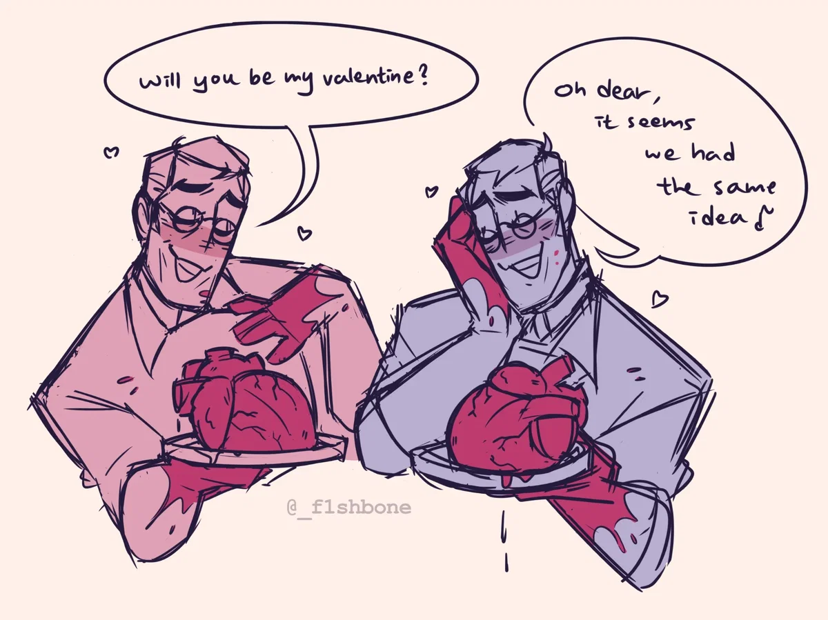 Two lovebirds [Medic tf2]