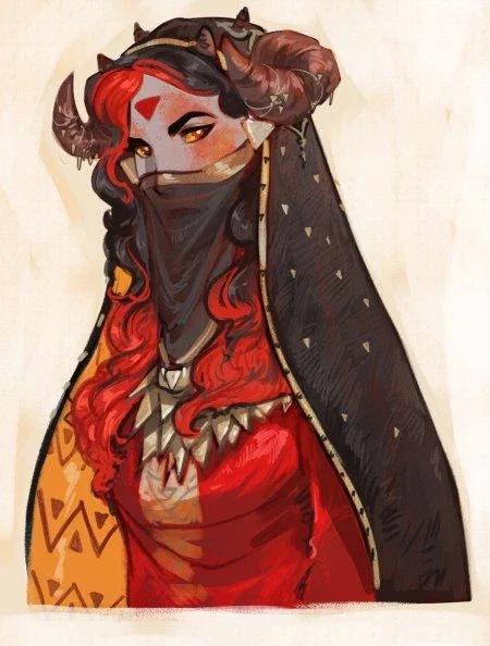 Margarethe Ehrler: Tiefling Paladin