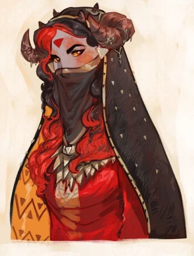 Margarethe Ehrler: Tiefling Paladin