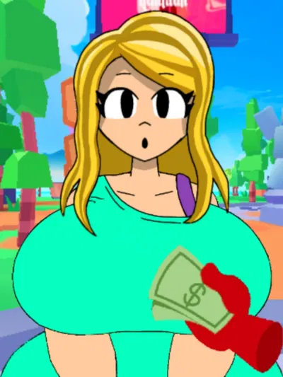 Blonde Roblox Girl in Donate me / (  for Robux/Beatbanger)
