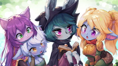 Yordles in Bandle city