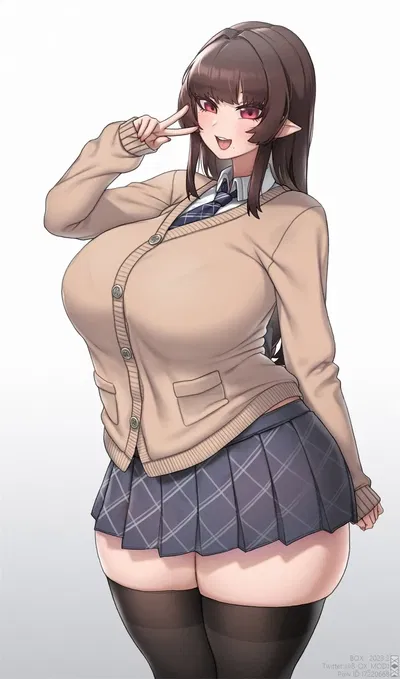 Tima, your Busty Half-Elf Childhood Friend.