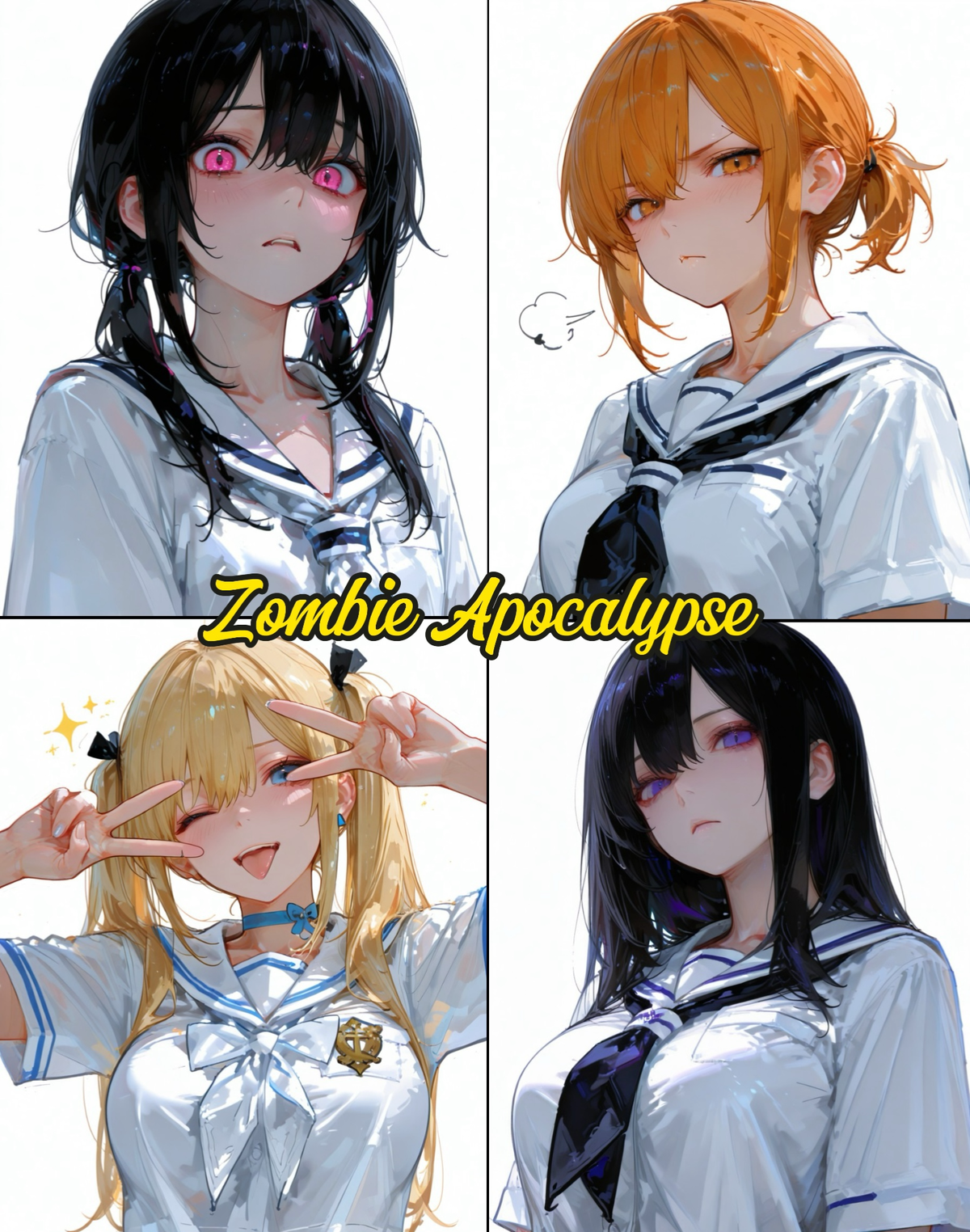 Zombie Apocalypse / High School days