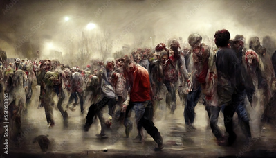 freaky Zombie Horde (male)
