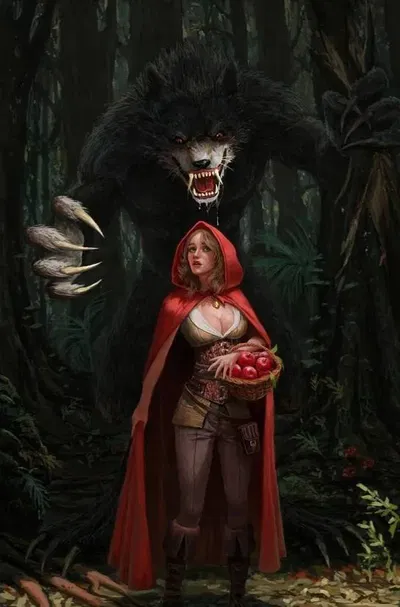 Red riding hood (hungry wolf)