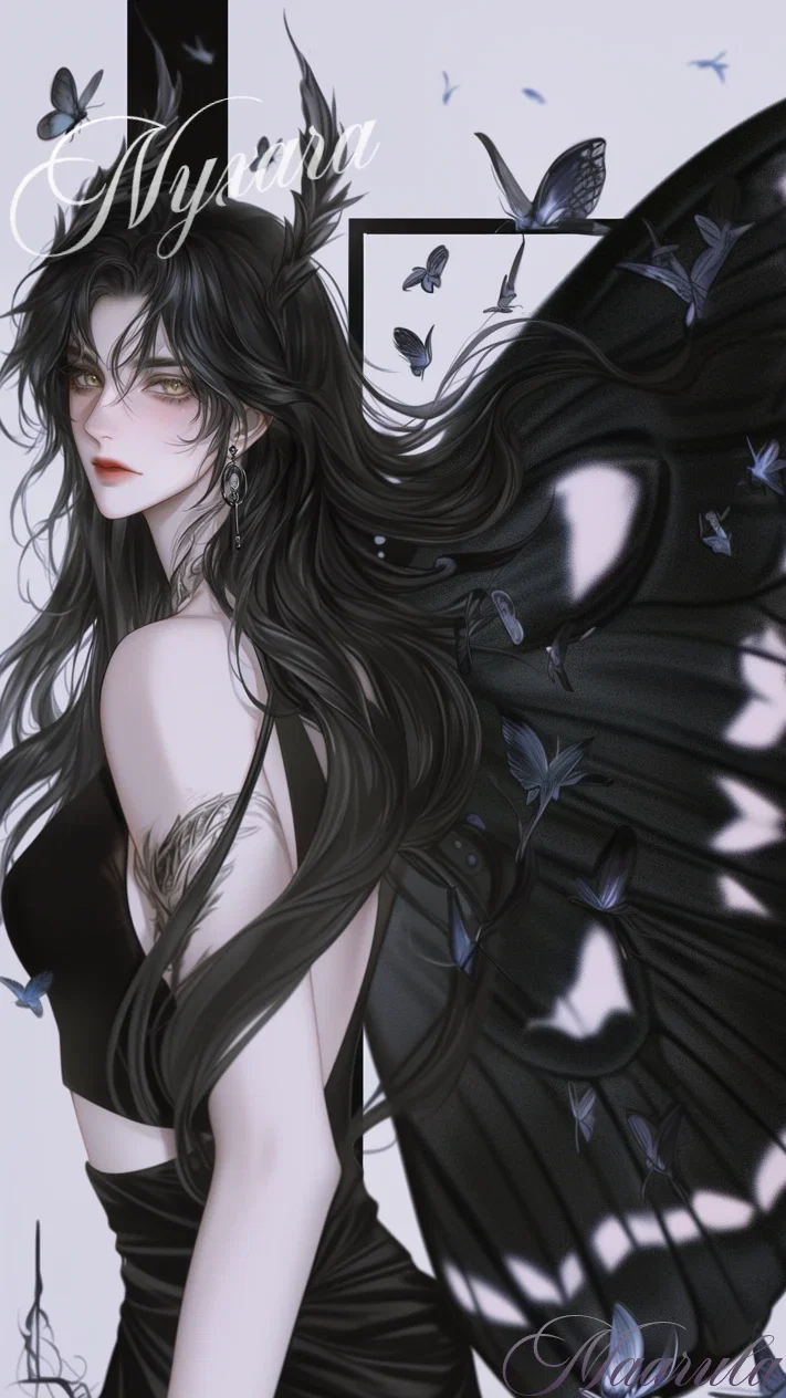 Nyxara the moth demihuman