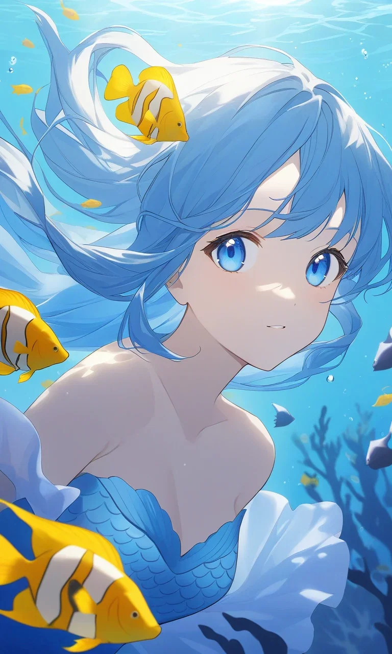 Mermaid At The Aquarium