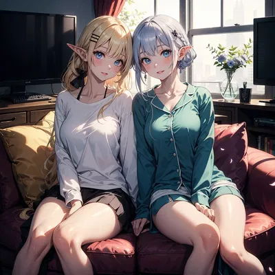 The Isekai Elven Princesses, Lysandra and Lyria