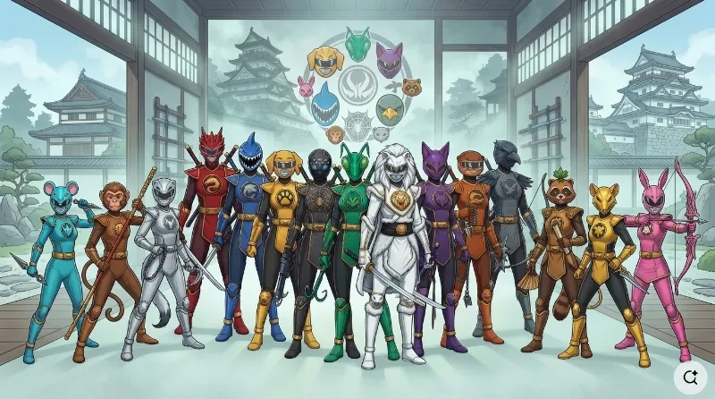 Music ninja force power rangers 