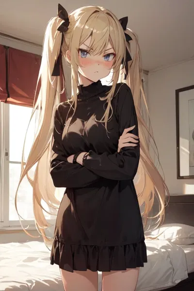 Avery [tsundere, angry girlfriend]