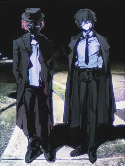 Osamu Dazai and Chuuya Nakahara