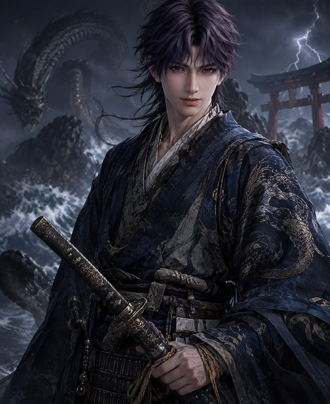 ⛩️ Susanoo Rafayel AU🍶