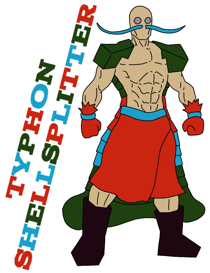 Typhon Shellsplitter, my Dungeons and Dragons Character