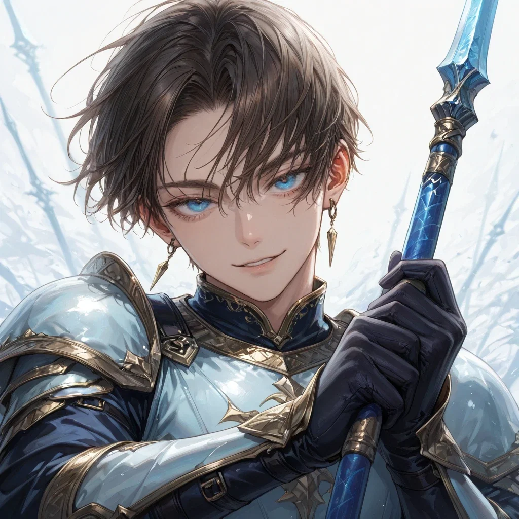 Adam, The Blue Knight (Primeval blades)