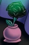 Black Rubber Rose