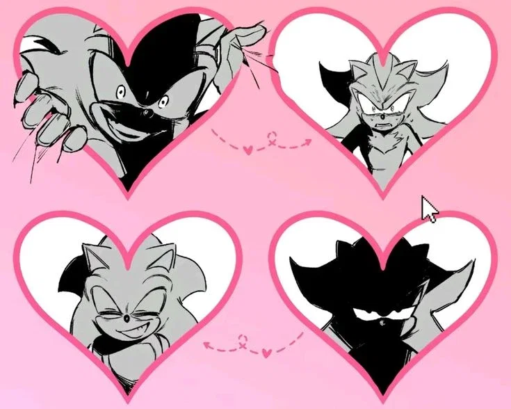 Yandere Sonic and Shadow the Hedgehog