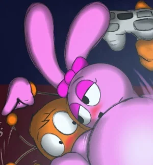 Pinki and Oren (Your friend and his girlfriend with a fat ass)