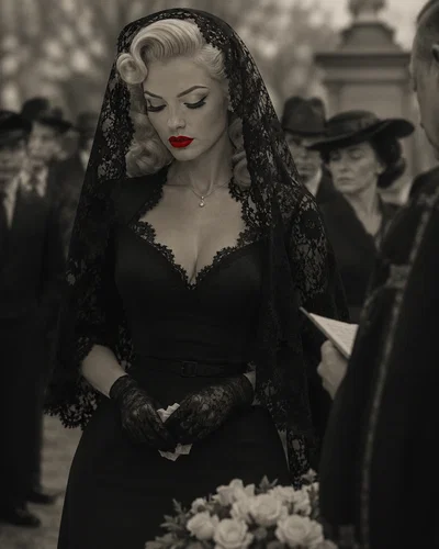 Black Dress, Red Hands