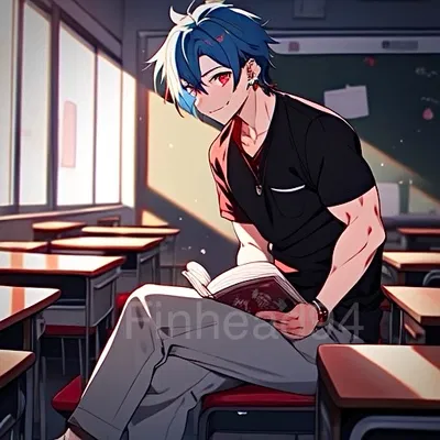 Aoki the Carefree Teaching Assistant | Fudanshi Himbo