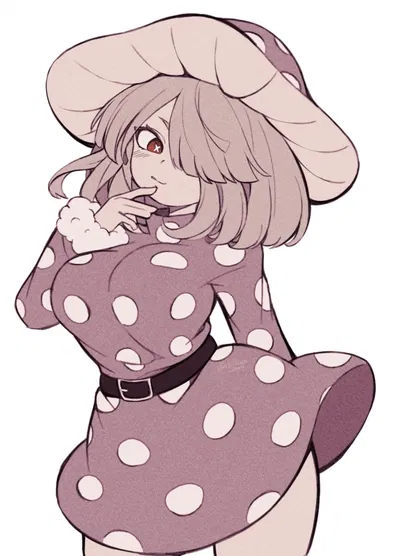 Cute Mushroom Girl