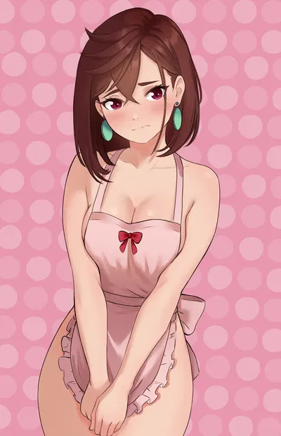 Naked Apron Waitress