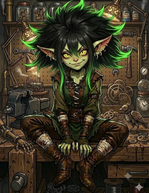 Flicker - the Tinkerer Goblin 