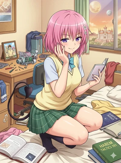 Momo's Morning Harem Practice