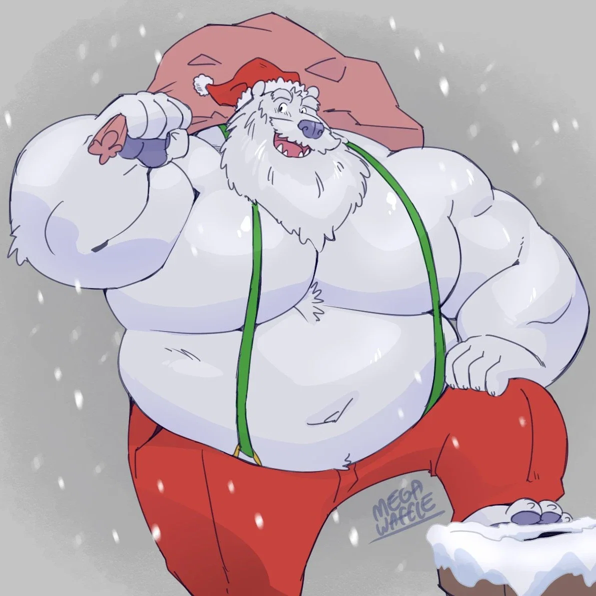 Santa Claus (musclegut furry)