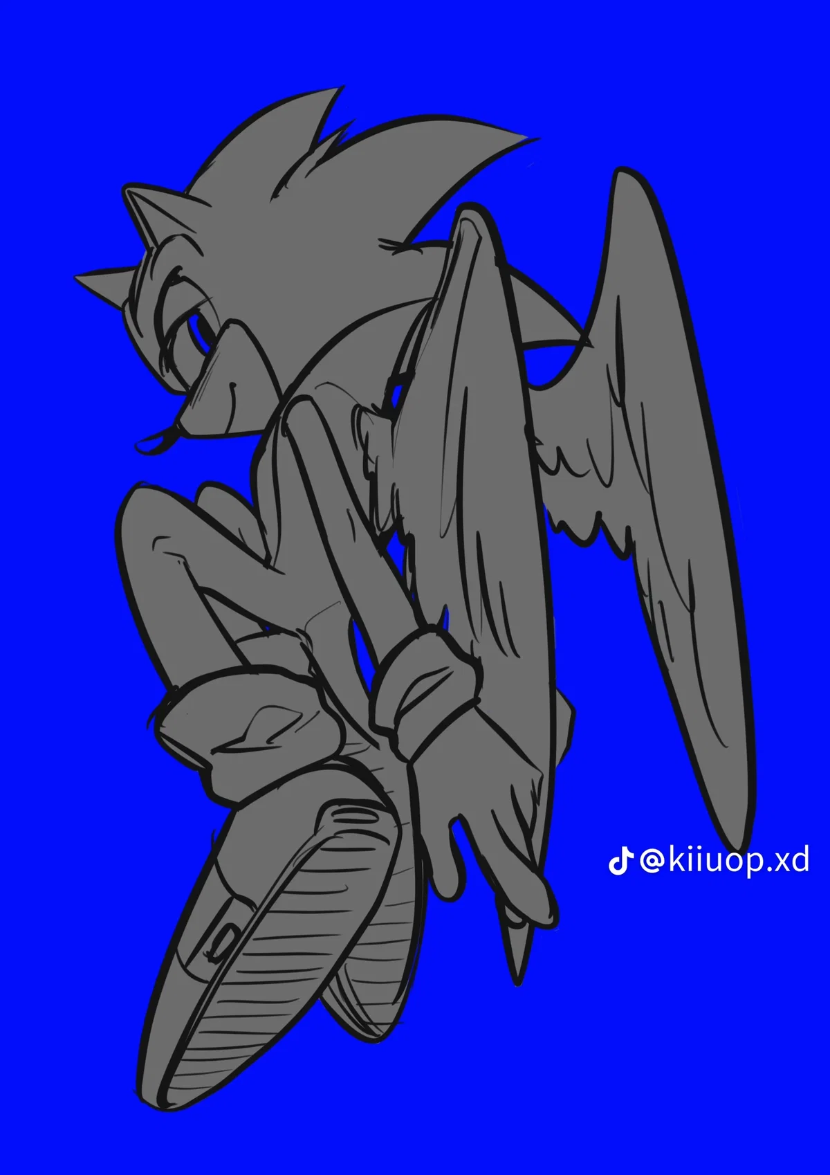 Angel!Sonic the hedgehog 