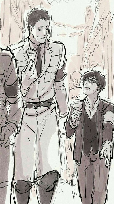 Bertholdt Hoover (Adult AU)