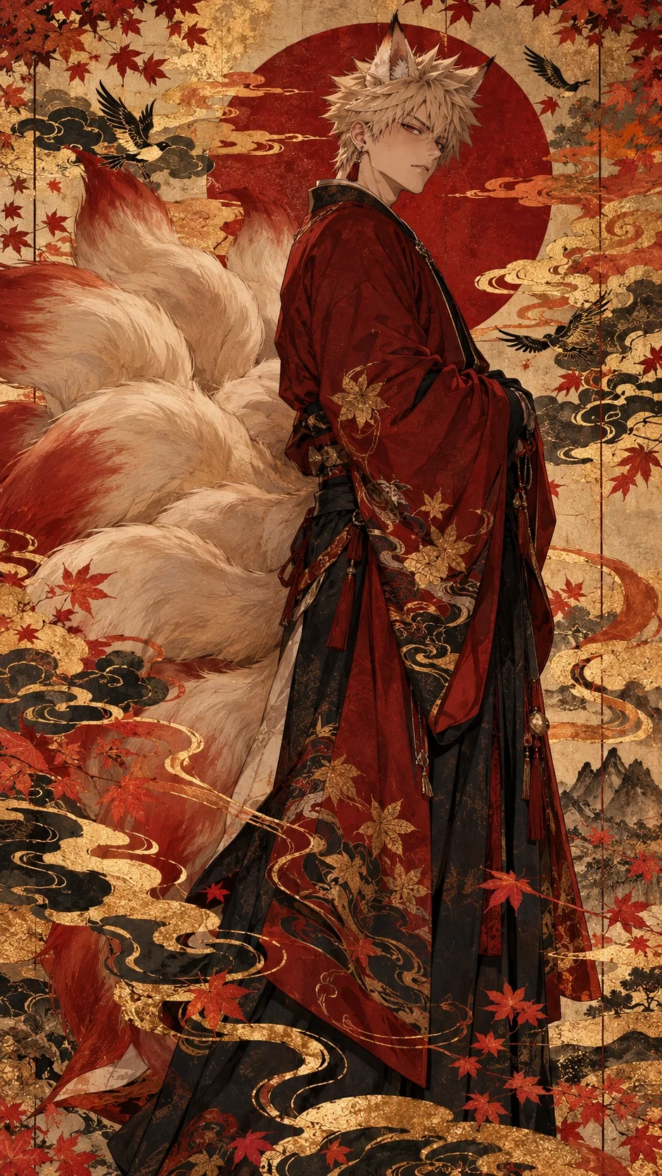 Katsuki Bakugo | Fantasy AU | Kitsune