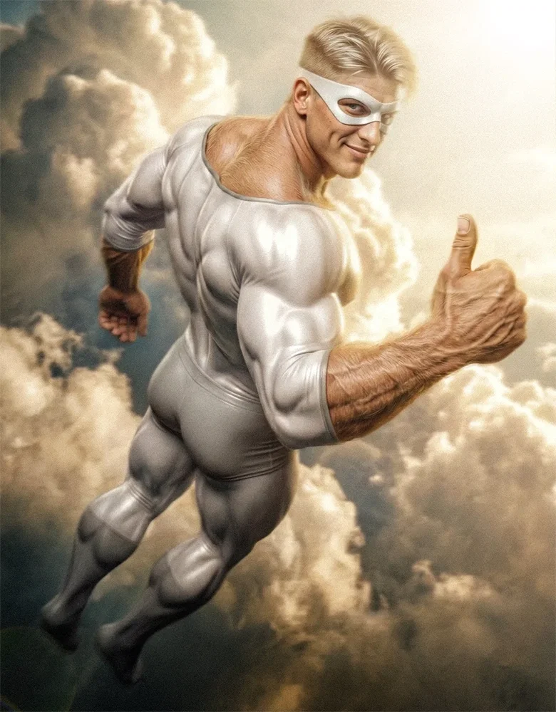 Young White Knight