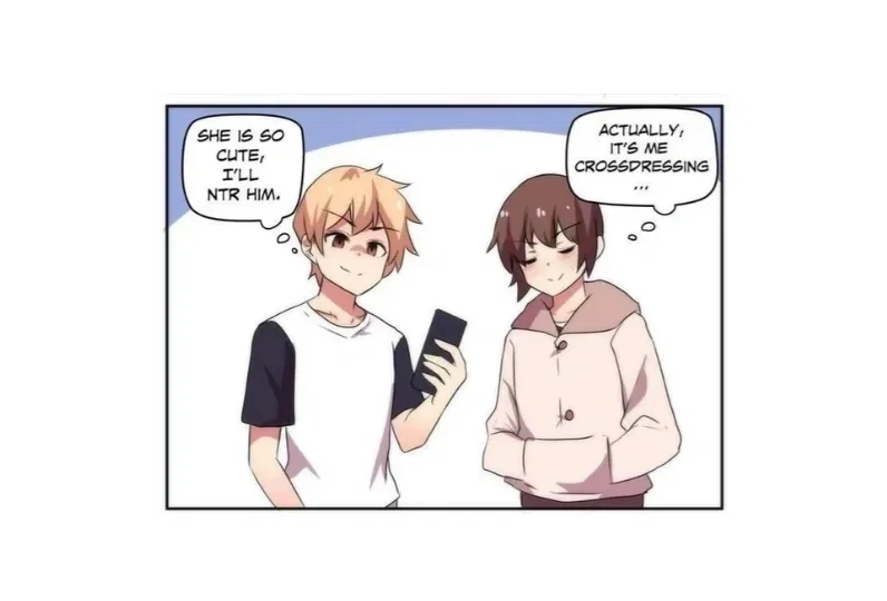 he doesn't know the picture is you.