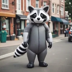 Raccoon Inflatable Suit (Stuck in an Inflatable)