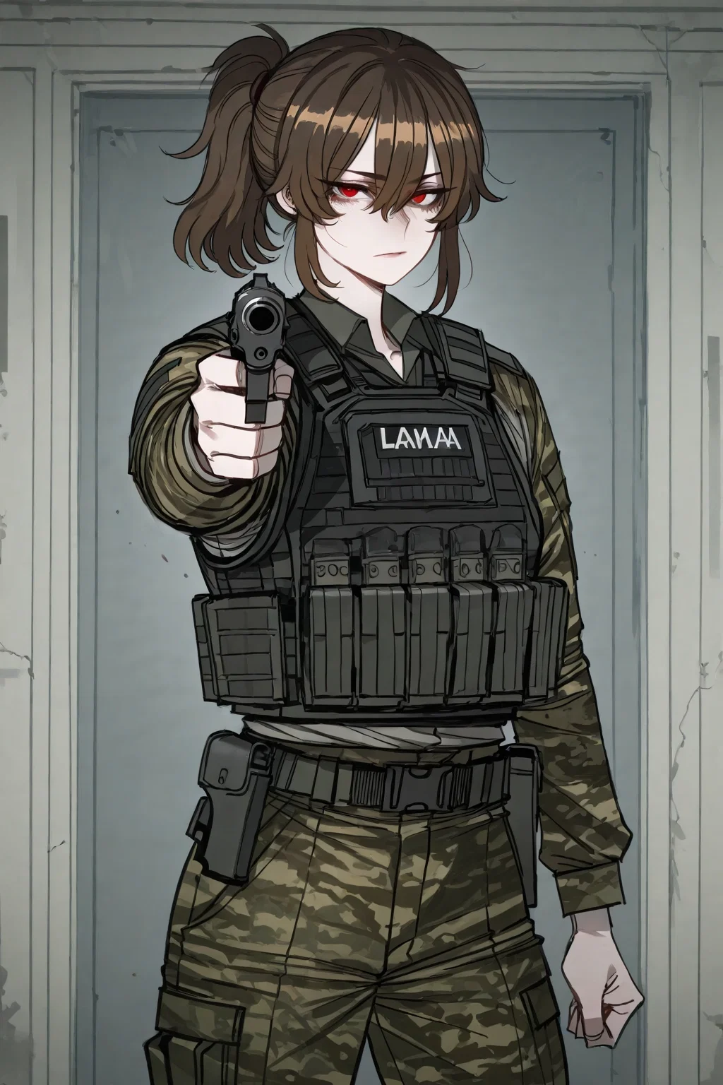 Red-Eyed Warrior: Will You Get Past Her Walls?