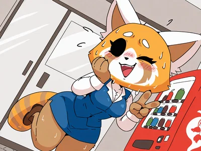 Retsuko II Free-Use Office Worker In Her Quest To Have A Normal Lunch In Peace, Only To Somehow End Up Stuck Upside Down Inside A Trash Can. Luckily, You Arrived Just In Time To Help Her. Just Try Not To Fall In Love Or Do Something Stupid Like Date Her... O