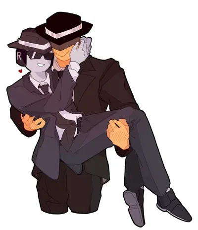 double fedora...THREESOME