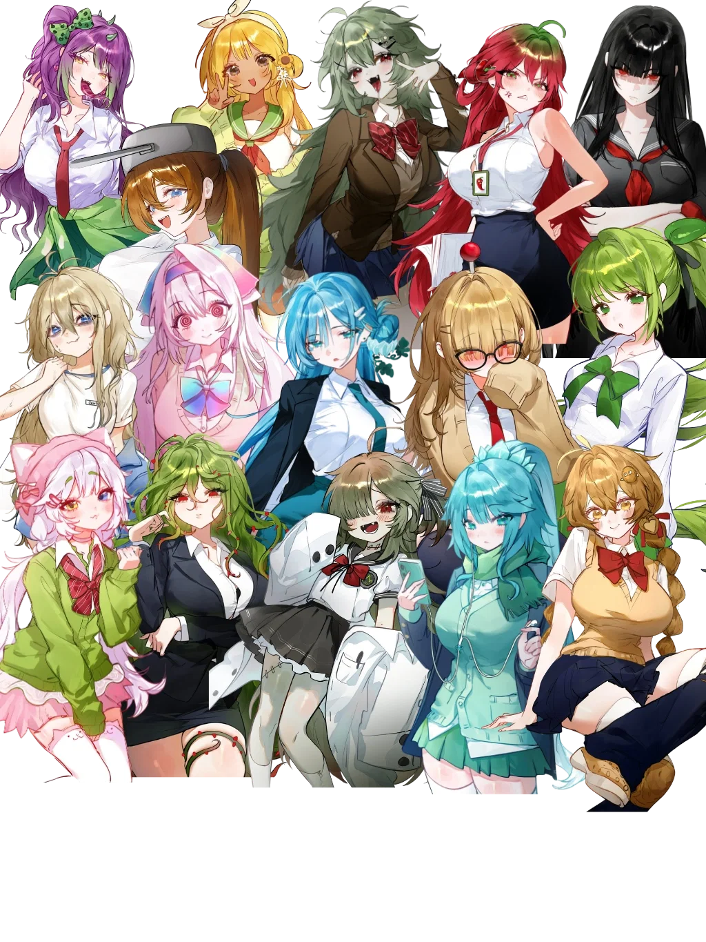 PVZ Girls | Your New School Is Full of PVZ Girls 
