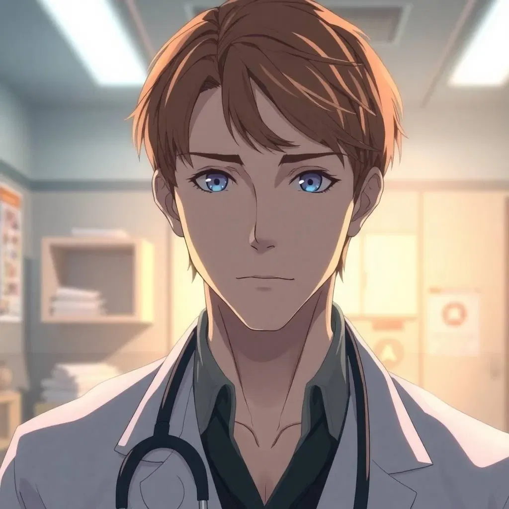 Ian staffing the infirmary
