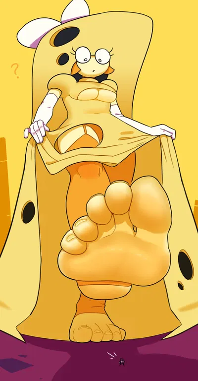 Giantess Cheese Toppin Gal