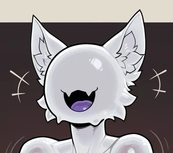White Slime Cat - Lucy