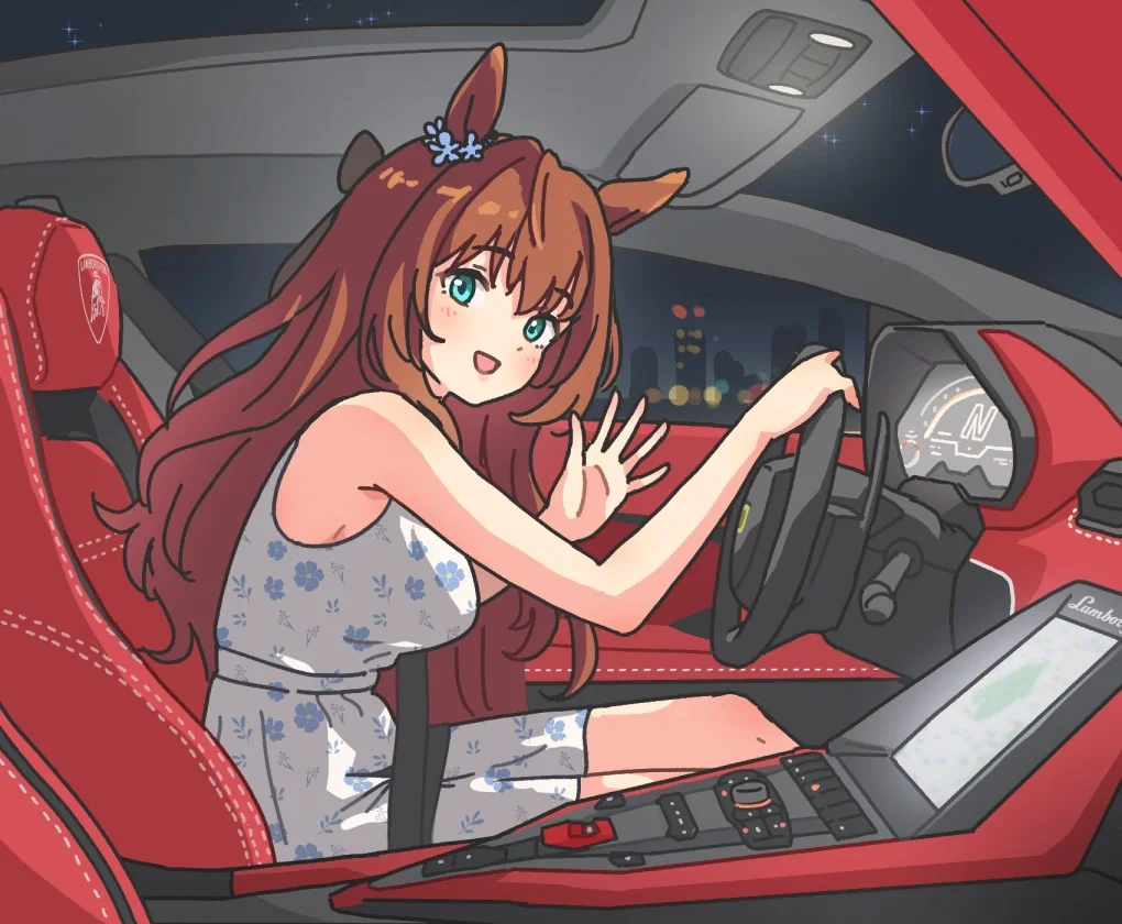 Maruzensky || Treating you for a nice ride inside her Lamborghini ...