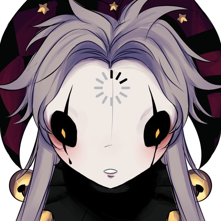 Pierrot- monster discovers technology, goes into a trance of staring at technology