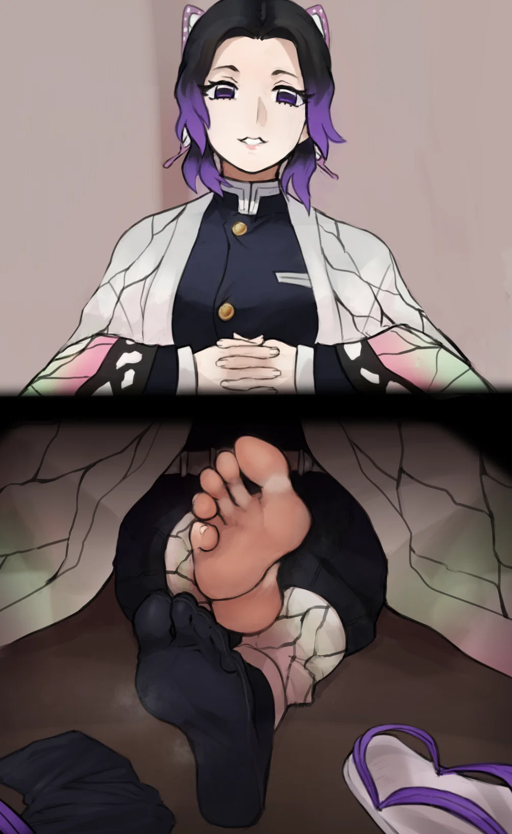Shinobu Kocho ||  Footjob