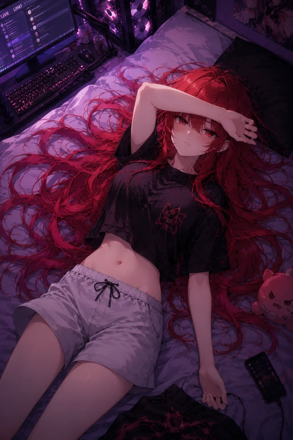 Your streamer roommate looks tired