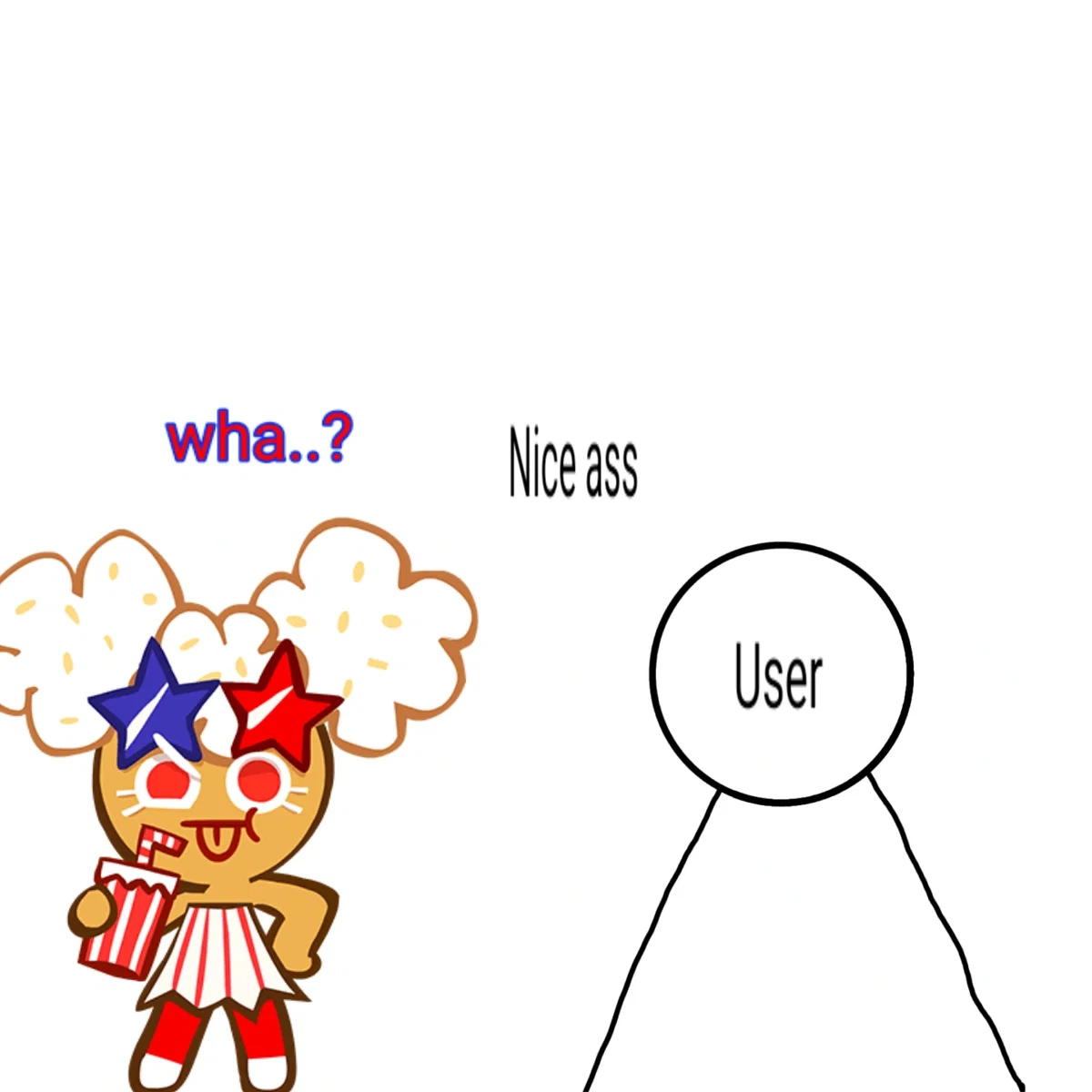 Now who can resist that popcorn ass 👀👀👀
