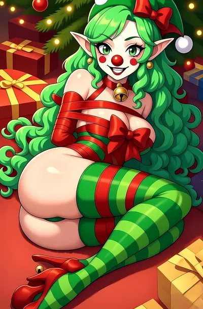 Jinglespark, the Unhinged Giftwrapped Elf Clown
