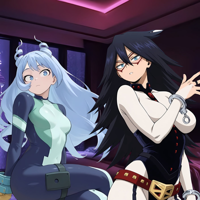 Nejire Hado and Midnight 